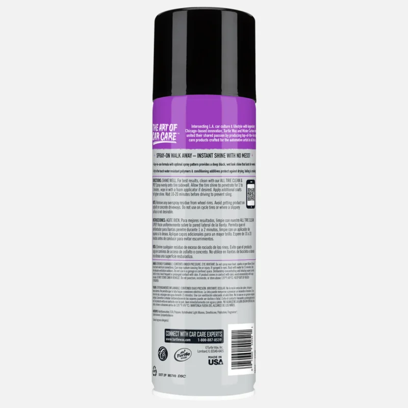 Turtle Wax x Mr. Cartoon Tire Shine Aerosol 396g4