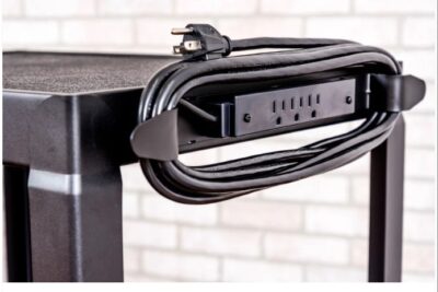 Chariot utilitaire UCMT1 Luxor 42 pouces, 3 étagères, hauteur réglable, acier, capacité de charge de 300 lb, noir 24 x 421 Chariot utilitaire UCMT1 Luxor 42 pouces, 3 étagères, hauteur réglable, acier, capacité de charge de 300 lb, noir 24 x 421