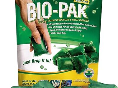 Walex Bio Pak Drop ins for RV and Marine Holding Tank Systems 10 pack Alpine Fresh