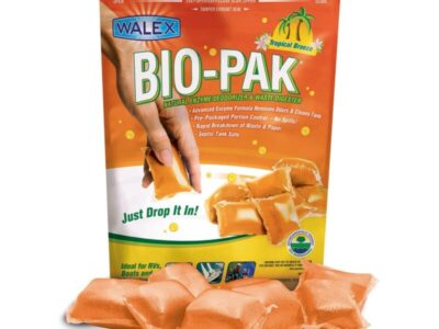 Walex Bio Pak Drop ins for RV and Marine Holding Tank Systems 10 pack Tropical Breeze