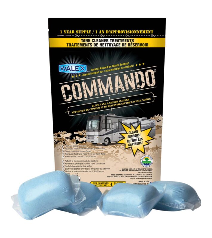 Walex Commando Drop ins Black Holding Tank and Sensor Cleaner 12 pack Walex Commando Drop ins Black Holding Tank and Sensor Cleaner 12 pack