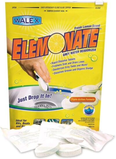 Walex Elemonate Drop ins for Grey Water Deodorizing 5 pack Fresh Lemon Walex Elemonate Drop ins for Grey Water Deodorizing 5 pack Fresh Lemon