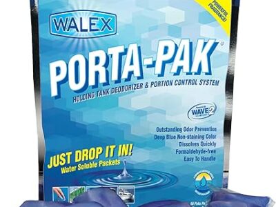 Walex Porta Pak Holding Tank Deodorizer Drop ins for RV and Marine 50 pack Fresh Scent