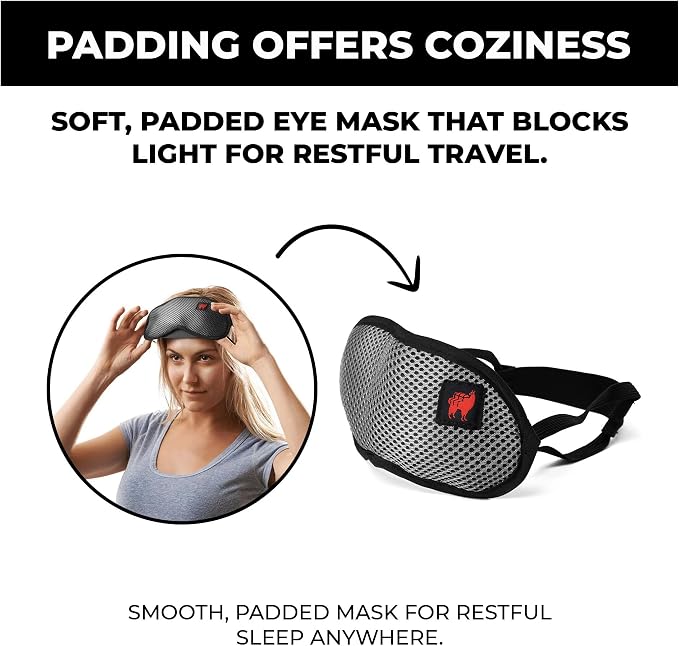 Grand Trunk Blackout Travel Eye and Sleep Mask