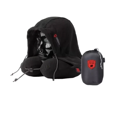 Grand Trunk Hooded Travel Neck Pillow Black