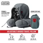 Grand Trunk Hooded Travel Neck Pillow ultra