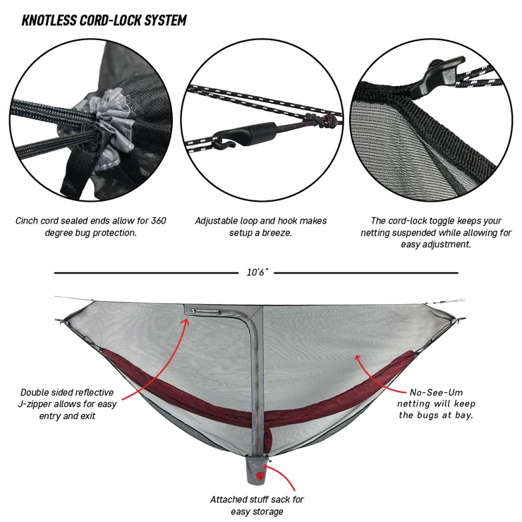 Moustiquaire Grand Trunk Mozzy Lite pour hamac