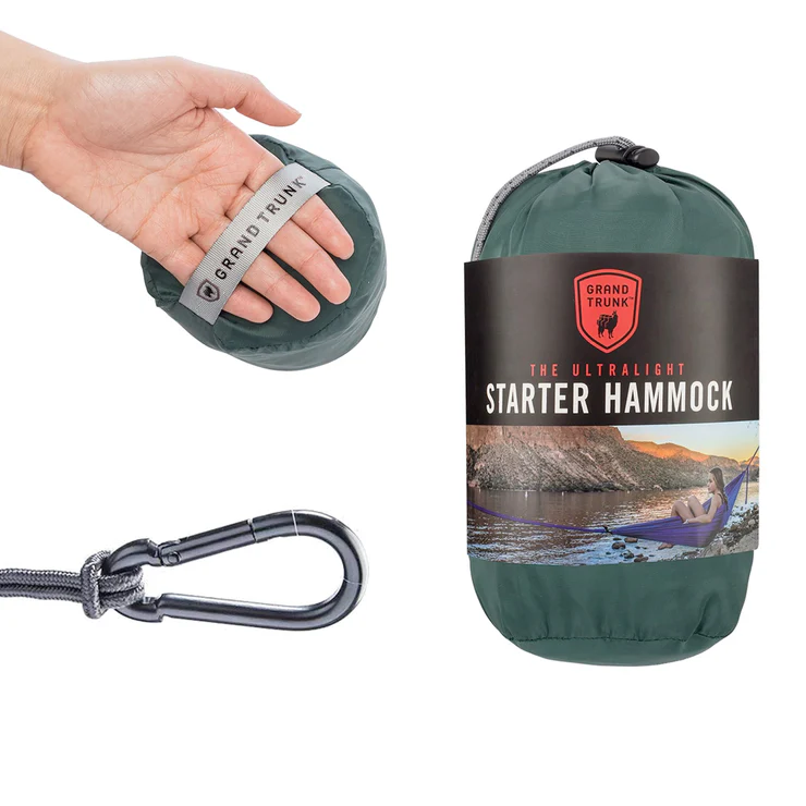 Grand Trunk Ultra Light Starter Hammock Green1