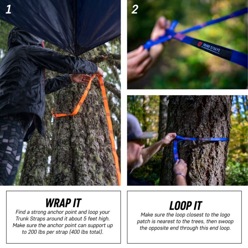 Grand Trunk Trunk Straps Hammock Suspension Straps - Blue Grand Trunk Trunk Straps Hammock Suspension Straps - Blue