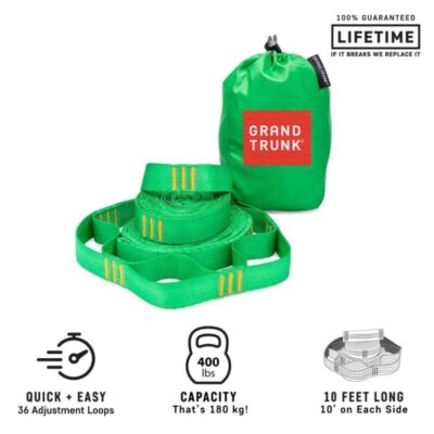 Grand Trunk Trunk Straps Hammock Suspension Straps - Green