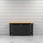 Ensemble de rangement d'atelier CAT avec 1 armoire de base, 1 armoire à outils et 1 plan de travail de 72 pouces