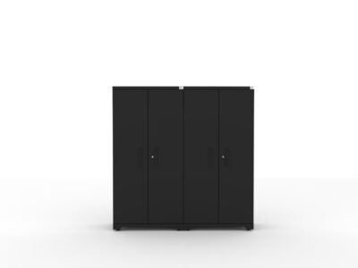 CAT garage storage cabinet set with 2 lockers