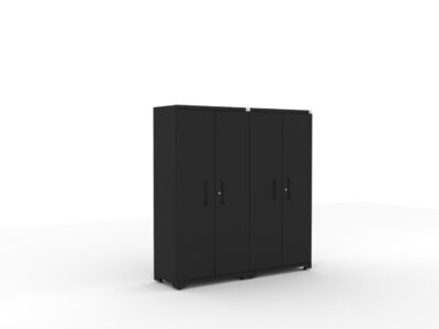 CAT garage storage cabinet set with 2 lockers