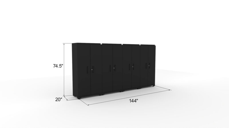 CAT FWSETIZ 7925 Armoires de rangement d'atelier CAT entièrement soudées avec 4 casiers