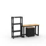 Armoires de rangement pour garage CAT avec 1 tiroir-base, 1 étagère et établi de 48 pouces
