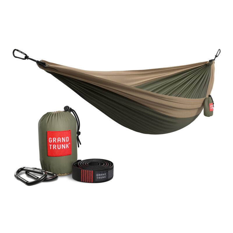 DLXH 01 01 Grand Trunk Double Deluxe Hammock Olive Khaki