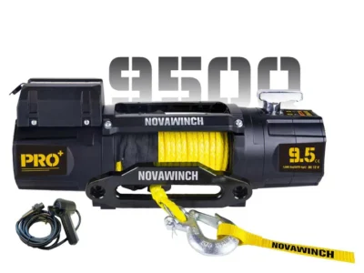 Novawinch PRO Plus 9500lb Winch 12v Synthetic Rope1