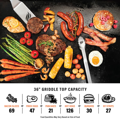 Blackstone 36inch Bronco Series Griddle with AirFryer Combo8