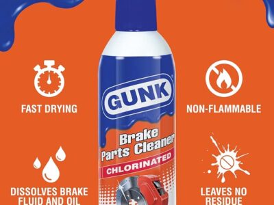 Gunk Non Flammable, Chlorinated Brake Parts Cleaner 538g 12pk3