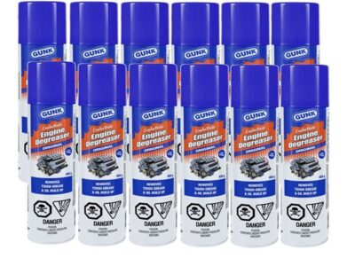Gunk Original Aerosol Spray Engine Degreaser 12 Pack