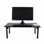 Luxor Adjustable Height Desk with Easy Adjust Foldable Legs for Portability and Easy Storage 32 x 24