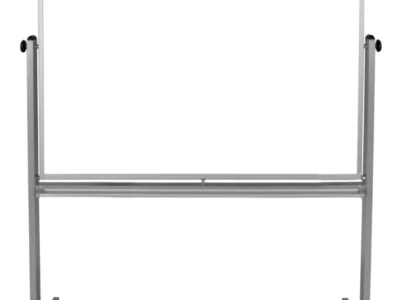 Luxor Mobile Double Sided Magnetic Whiteboard with Stand and Marker Tray 48 x 481
