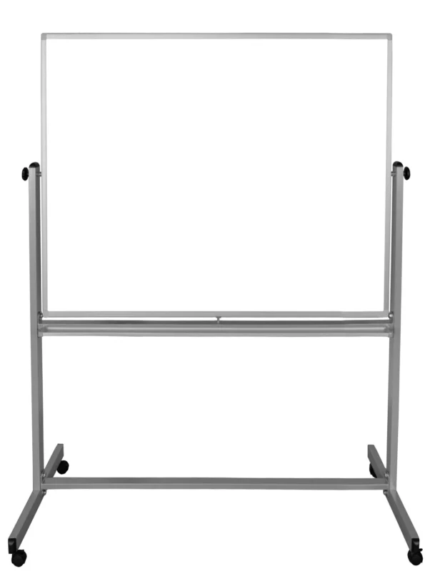 Luxor Mobile Double Sided Magnetic Whiteboard with Stand and Marker Tray 48 x 481