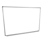 Luxor Wall Mounted Magnetic Whiteboard with Aluminum Frame and Marker Tray 72 x 481
