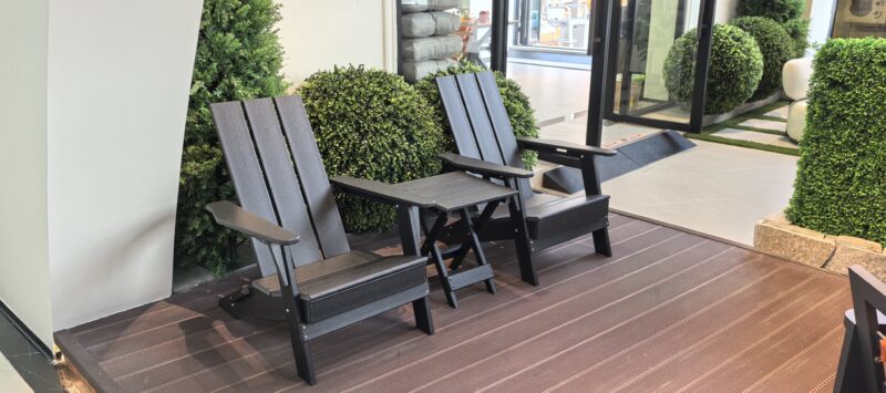 微信图片 20251216150745 3919 467 LCO Erie Series 3PC Adirondack Chairs & Table Set - Black