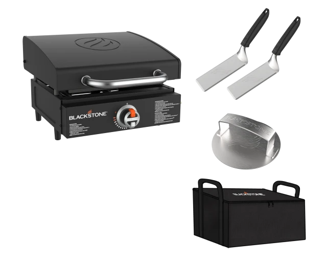 Blackstone 17inch Omnivore Tabletop Griddle with Carrying Bag and Toolkit Blackstone 17inch Omnivore Tabletop Griddle with Carrying Bag and Toolkit