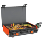 Blackstone 20inch Camping Series Omnivore Griddle with Latching Hood and Carrying Handle