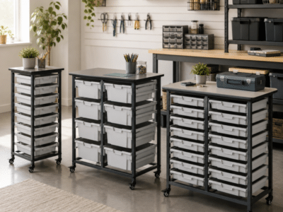 Mobile Bin Storage Units