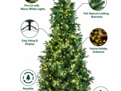 Monarch 9 ft Deluxe Canmore Christmas Tree