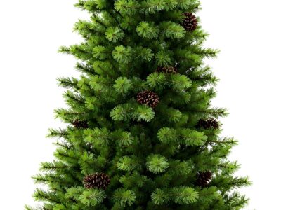 Monarch 8 ft Killbear Fir Pre-Lit Christmas Tree, 700 Warm White LED Lights, 58"