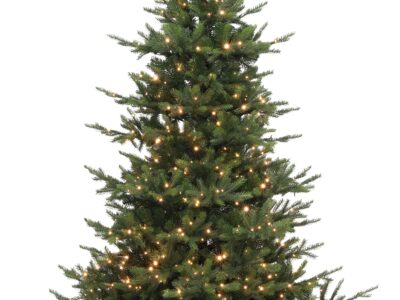 Monarch 6.5 ft Killbear Fir Pre-Lit Christmas Tree, 450 Warm White LED Lights, 53"