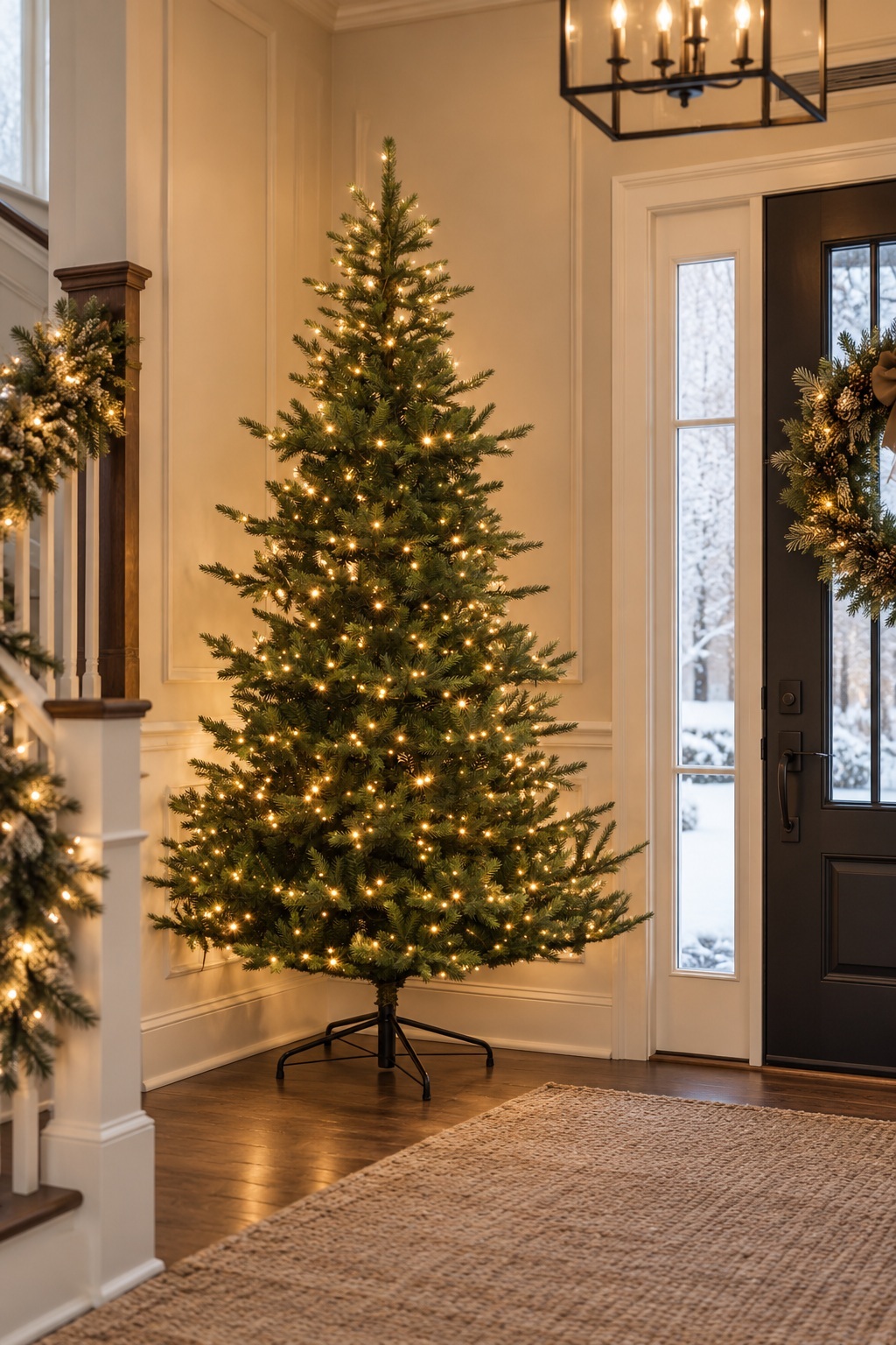 Monarch 6.5 ft Killbear Fir Pre-Lit Christmas Tree, 450 Warm White LED Lights, 53" Monarch 6.5 ft Killbear Fir Pre-Lit Christmas Tree, 450 Warm White LED Lights, 53"