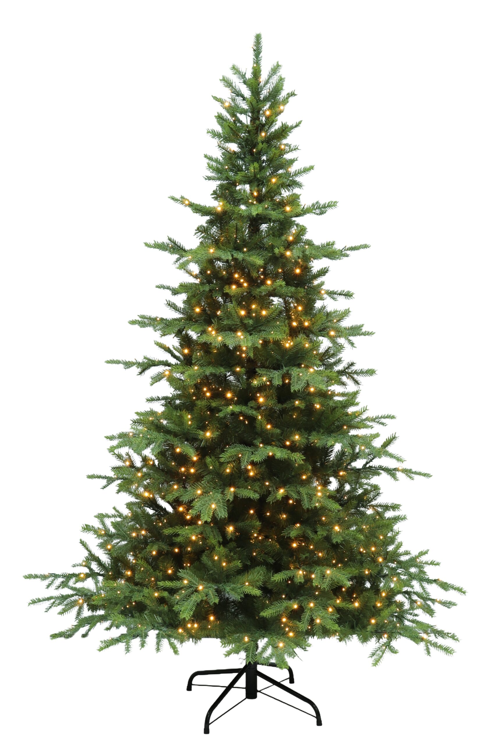 Monarch 9 ft Simcoe Spruce Pre-Lit Christmas Tree, 700 Warm White LED Lights, 56"
