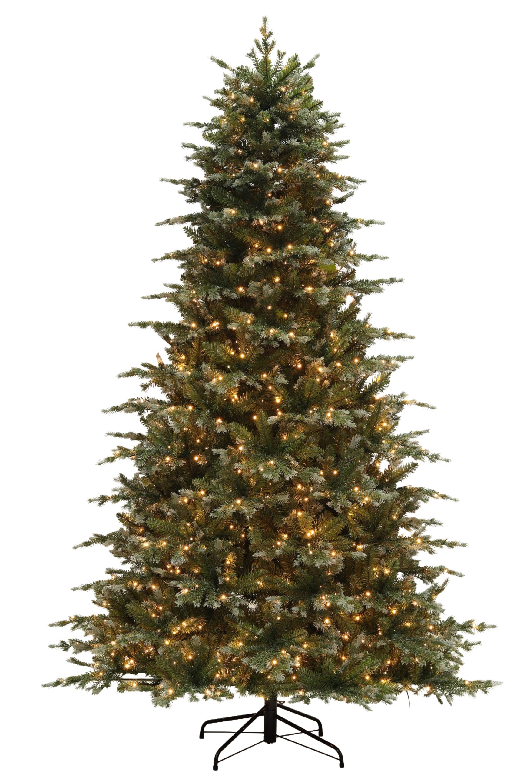 40084409 Monarch 9 ft Terranova Blue Spruce Pre-Lit Christmas Tree, 1,000 LEDs