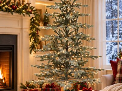 Monarch 6.5 ft Balsam Fir Pre-Lit Christmas Tree, 300 LEDs