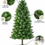 Monarch 7.5 ft Hastings Slim Needle Pine Unlit Christmas Tree, Green