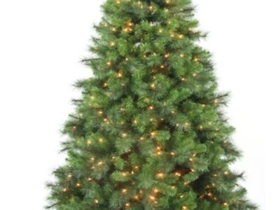 Monarch 9 ft Hasting Pine Pre-Lit Christmas Tree, 850 Warm White F5 LEDs