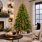 Monarch 9 ft Hasting Pine Pre-Lit Christmas Tree, 850 Warm White F5 LEDs
