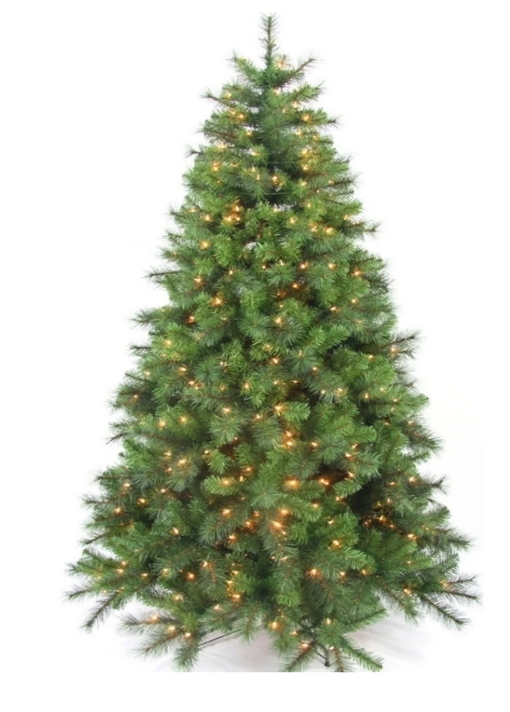 400942 Monarch 9 ft Hasting Pine Pre-Lit Christmas Tree, 850 Warm White F5 LEDs