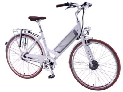 Benelli Classica LX Electric City Bike with 250W Motor and Vintage Style - White