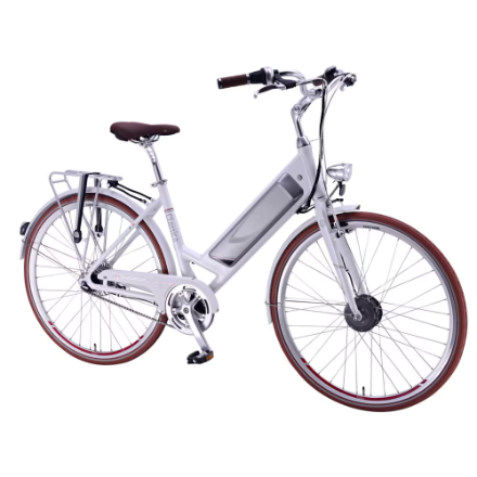 Benelli Classica LX Electric City Bike with 250W Motor and Vintage Style - White