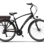 Benelli Goccia Holiday Electric City Bike with 250W Motor and Sleek Frame - Black