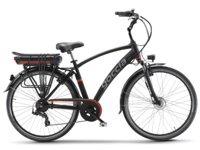 Benelli Goccia Holiday Electric City Bike with 250W Motor and Sleek Frame - Black
