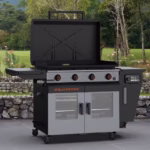 Blackstone 36inch Bronco Series Griddle and Vertical Pellet Smoker Combo