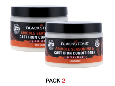 Blackstone Gourmet Series Griddle Seasoning and Cast Iron Conditioner - Bacon Aroma - 2 pack