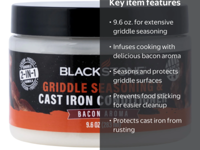 Blackstone Gourmet Series Griddle Seasoning and Cast Iron Conditioner - Bacon Aroma